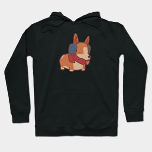 Brrrgi - A Winter Corgi Hoodie